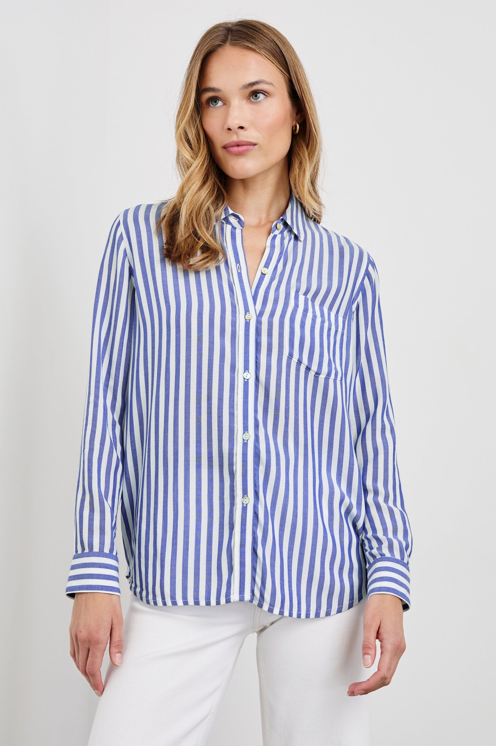 WREN SHIRT - BLUE WHITE - Image 3