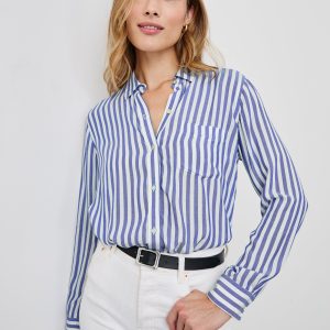 WREN SHIRT - BLUE WHITE