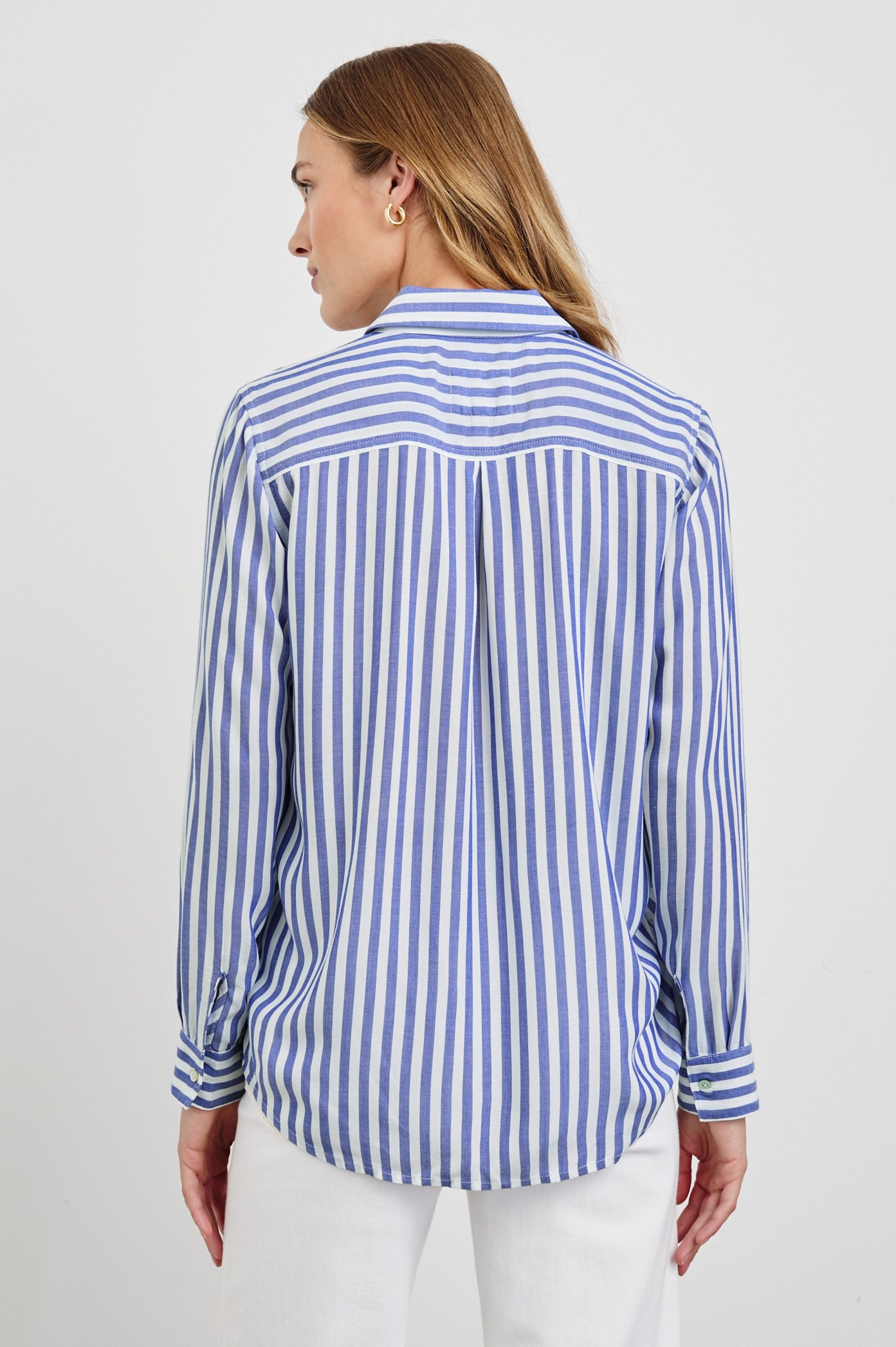 WREN SHIRT - BLUE WHITE - Image 5