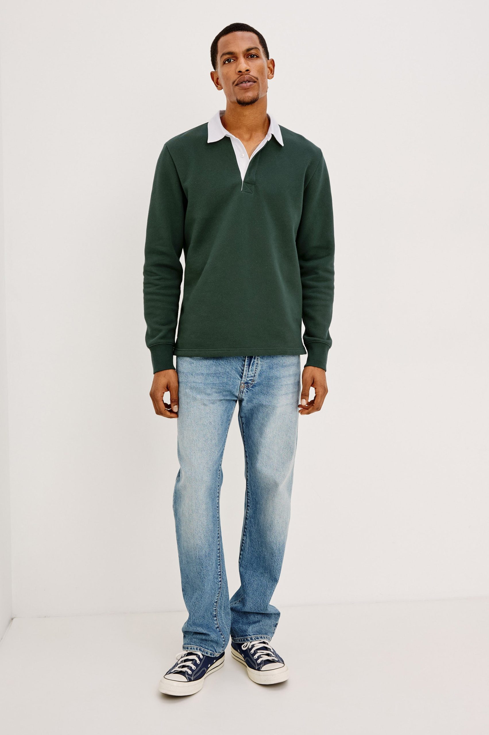 WRIGHT POLO SHIRT - DUCK GREEN - Image 4