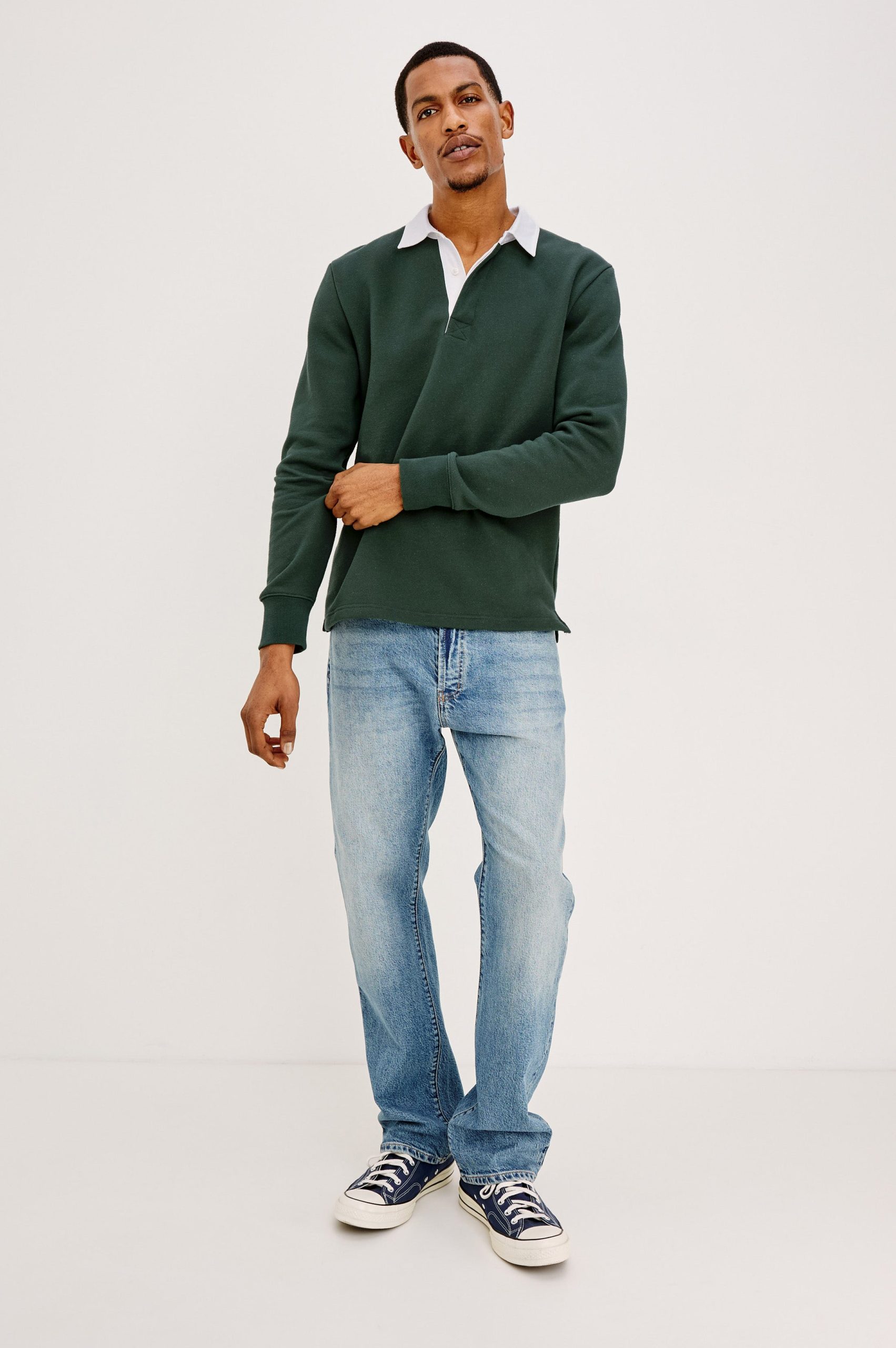 WRIGHT POLO SHIRT - DUCK GREEN - Image 2