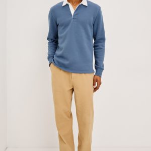 WRIGHT POLO SHIRT - VINTAGE STEEL