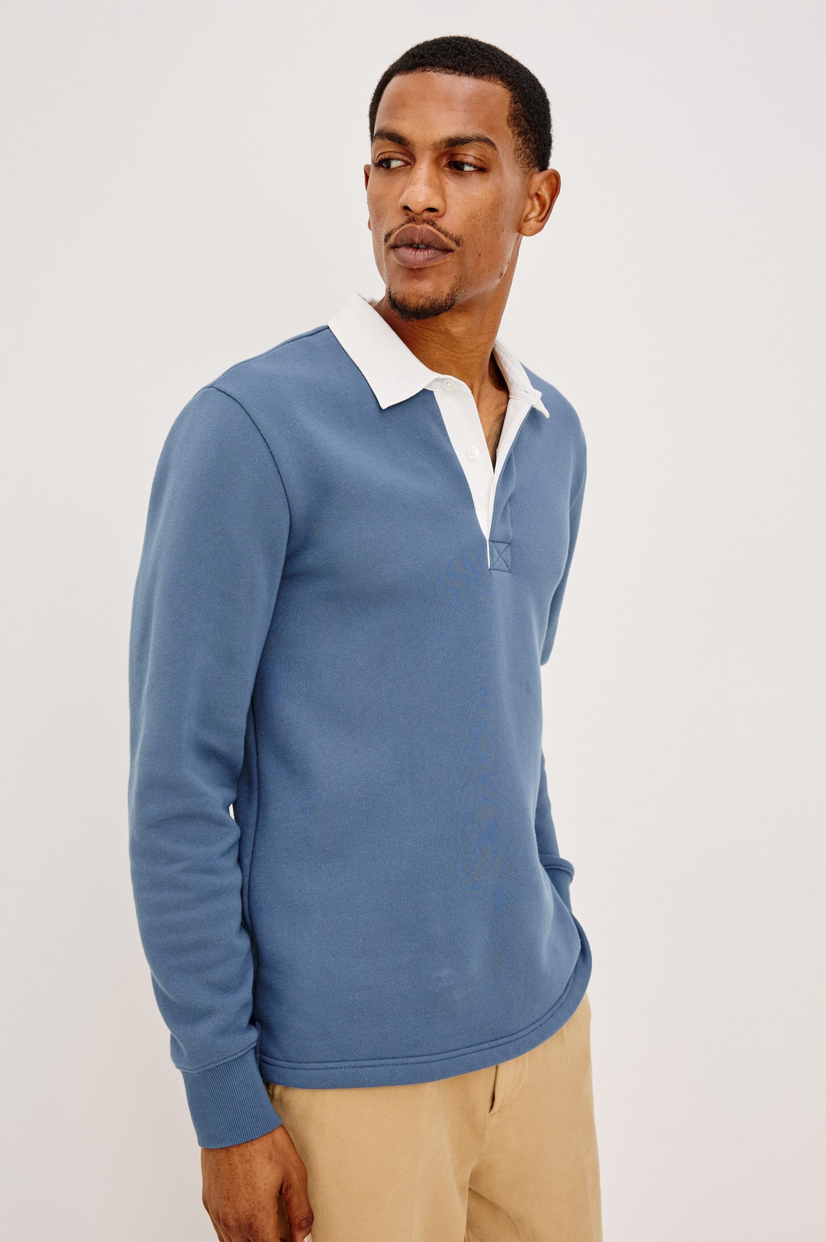WRIGHT POLO SHIRT - VINTAGE STEEL - Image 4