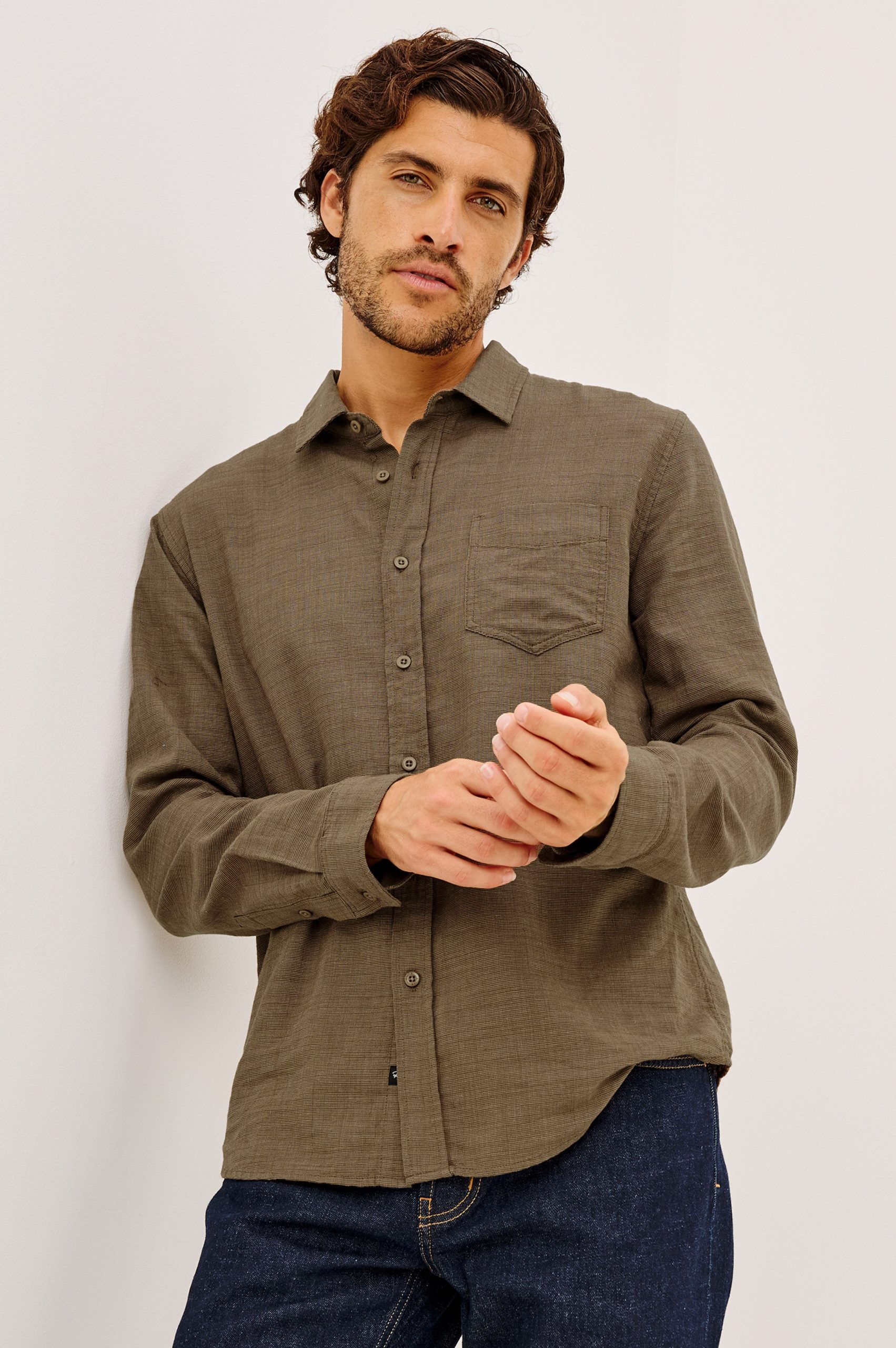 WYATT SHIRT - ESPRESSO ETCH - Image 4