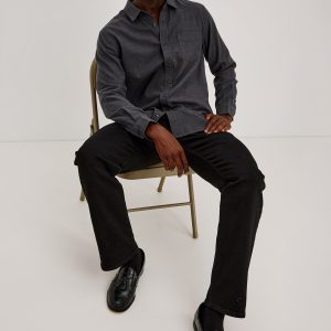 WYATT SHIRT - MIDNIGHT ETCH