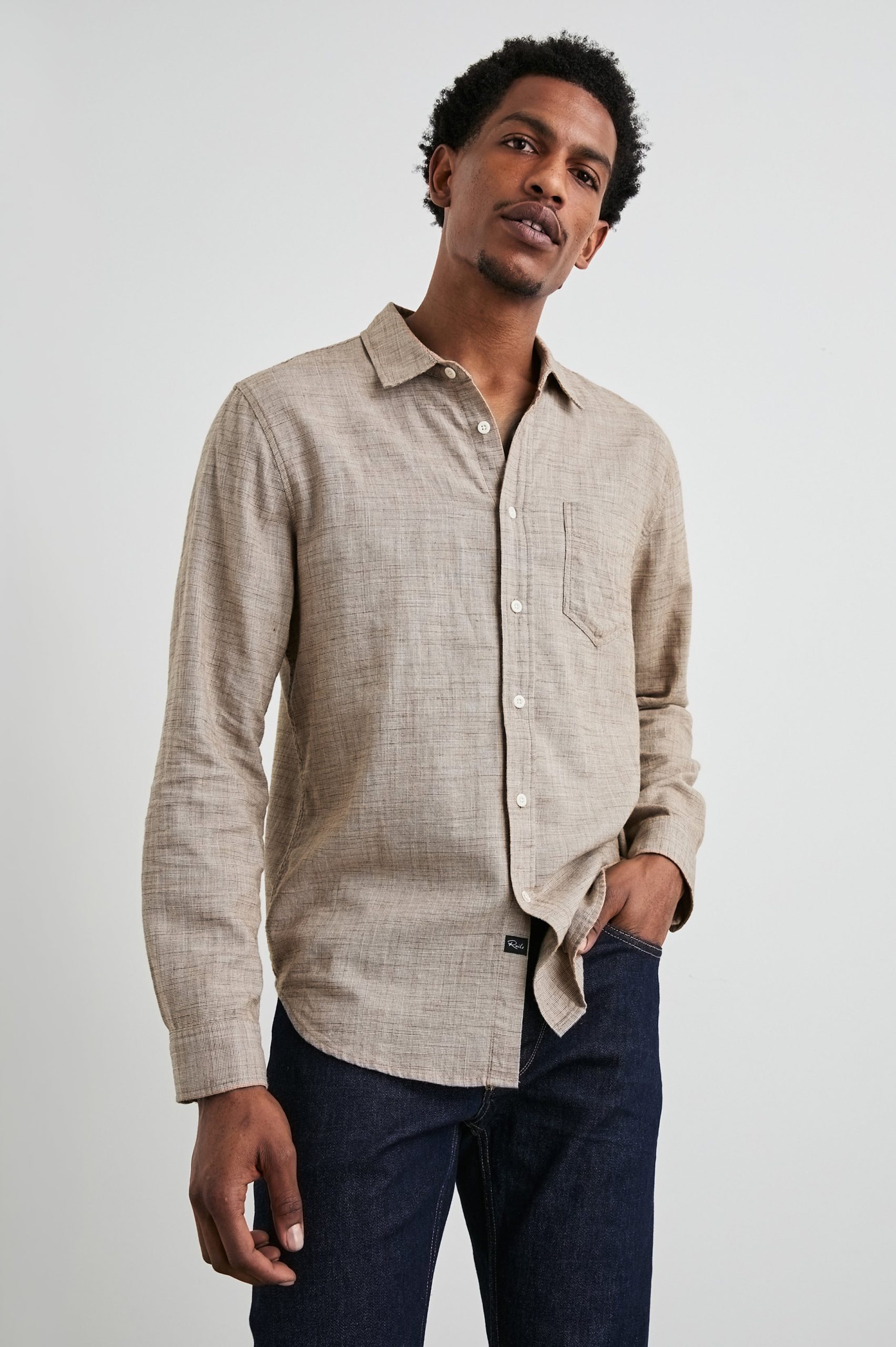 WYATT SHIRT - WALNUT ETCH