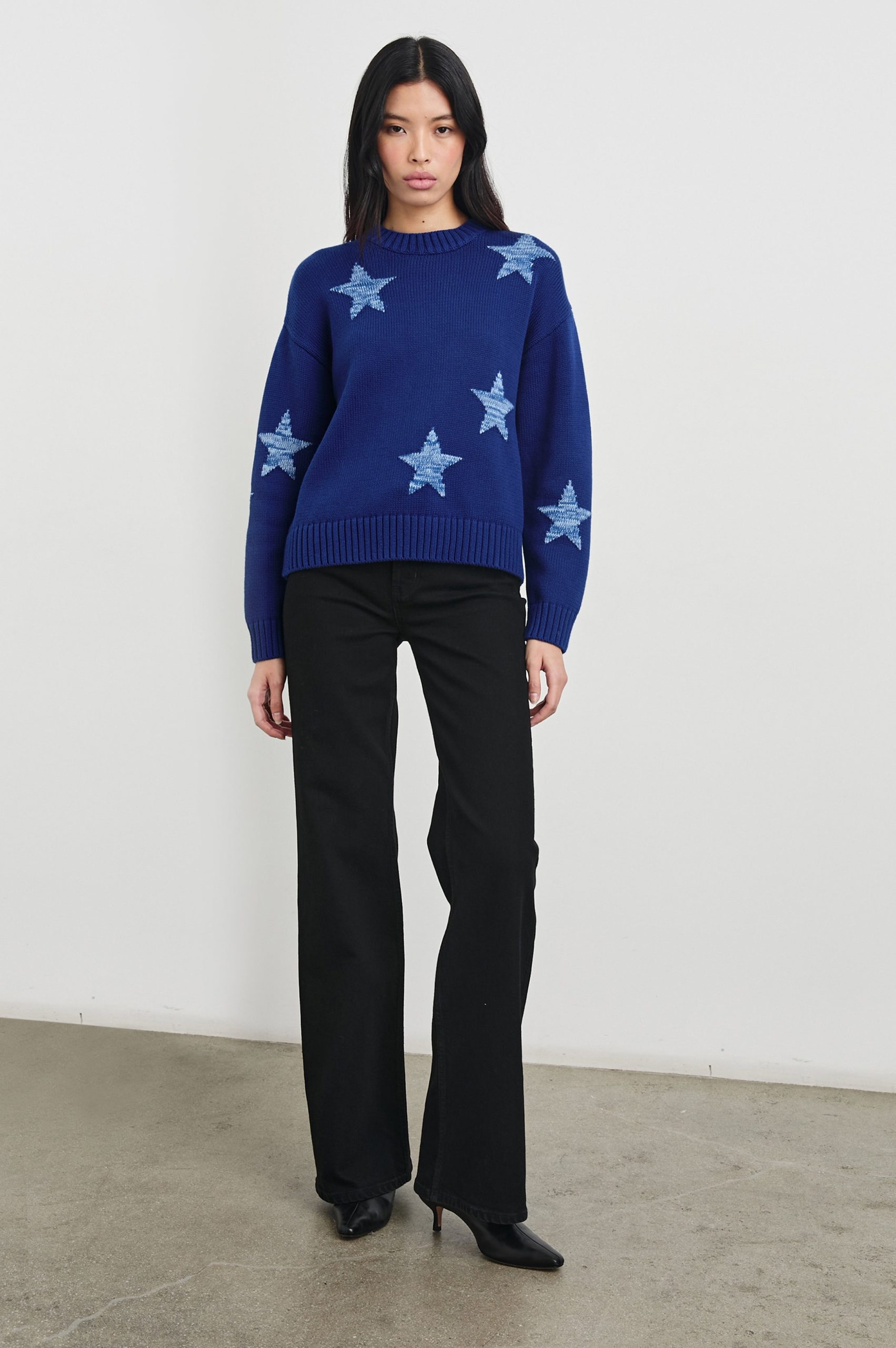 ZOEY SWEATER - COBALT GALAXY - Image 4